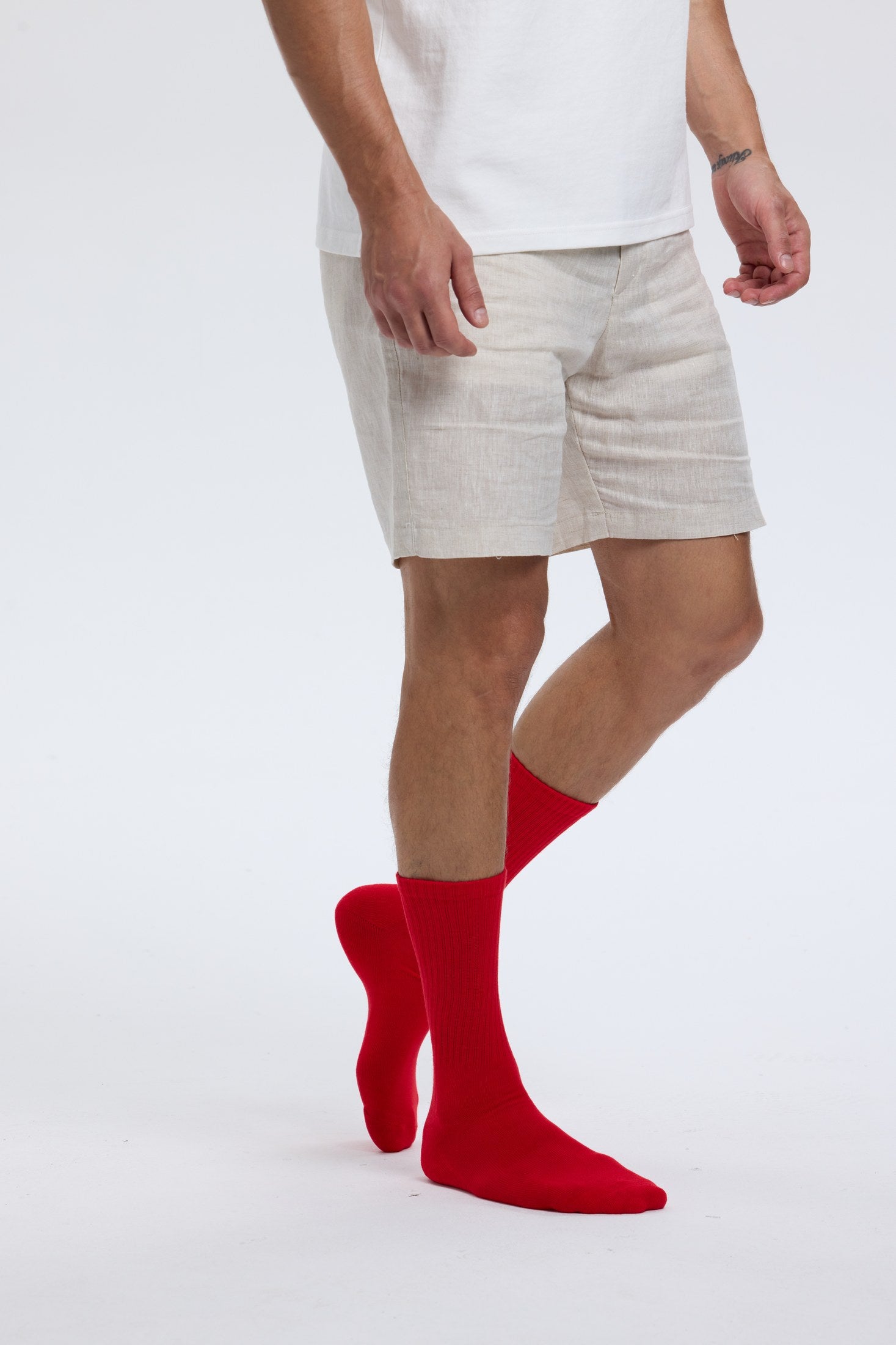 Red Base Supply crew socks